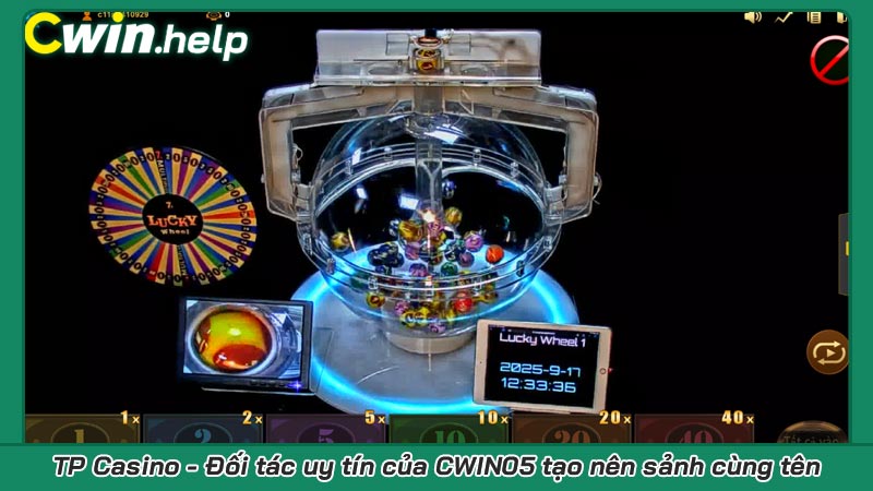 TP Casino - Đối tác uy tín của CWIN05 tạo nên sảnh cùng tên